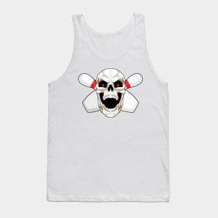 Skull Bowling Bowling pin Tank Top